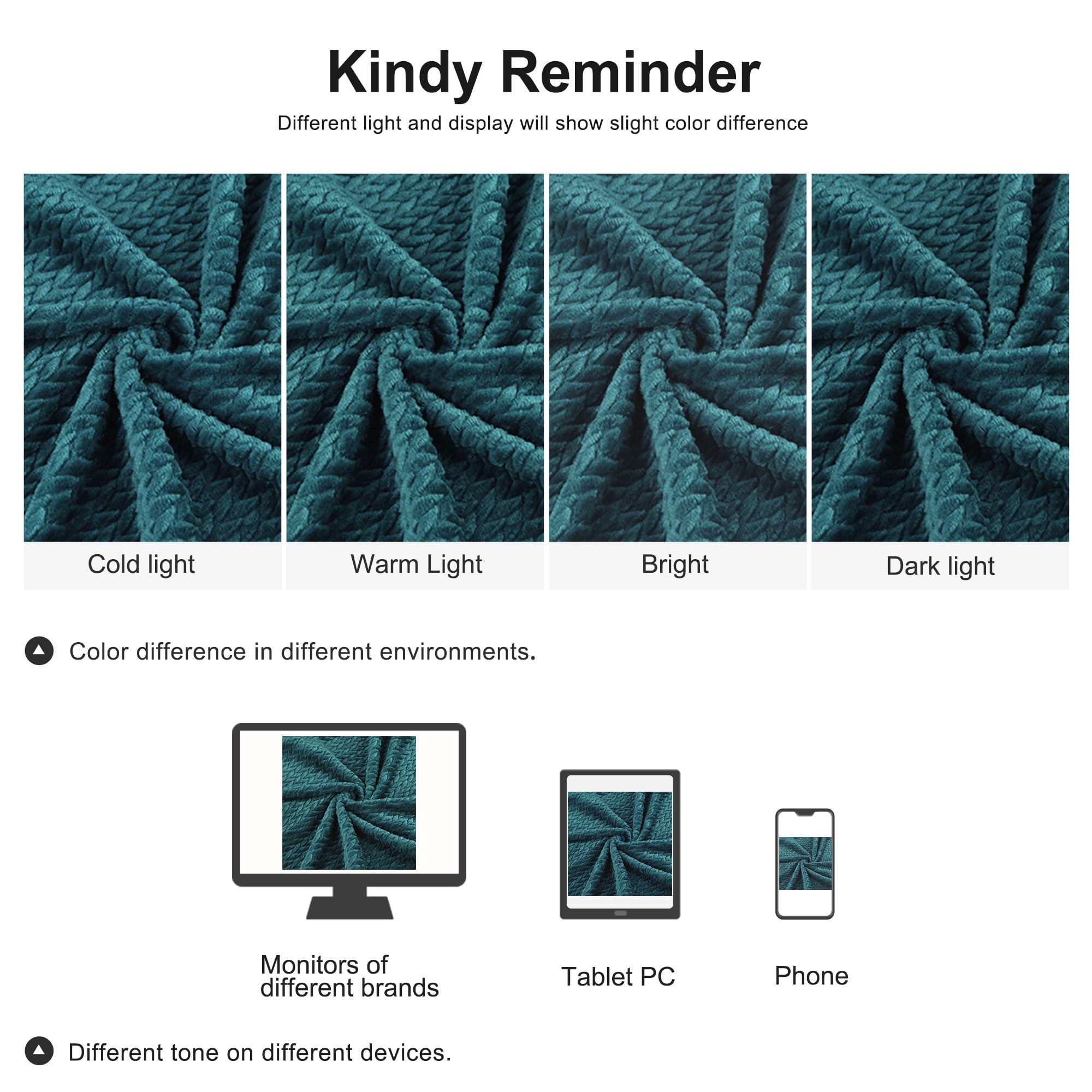 Unique Bargains Soft Flannel Fleece Sofa Throw Blanket, 59" x 78", Teal