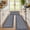 Black, variant on MeyJey Kitchen Rug Set 3 Piece, Non Slip Machine Washable Kitchen Mats for Floor Entryway Hallway Sink, Red