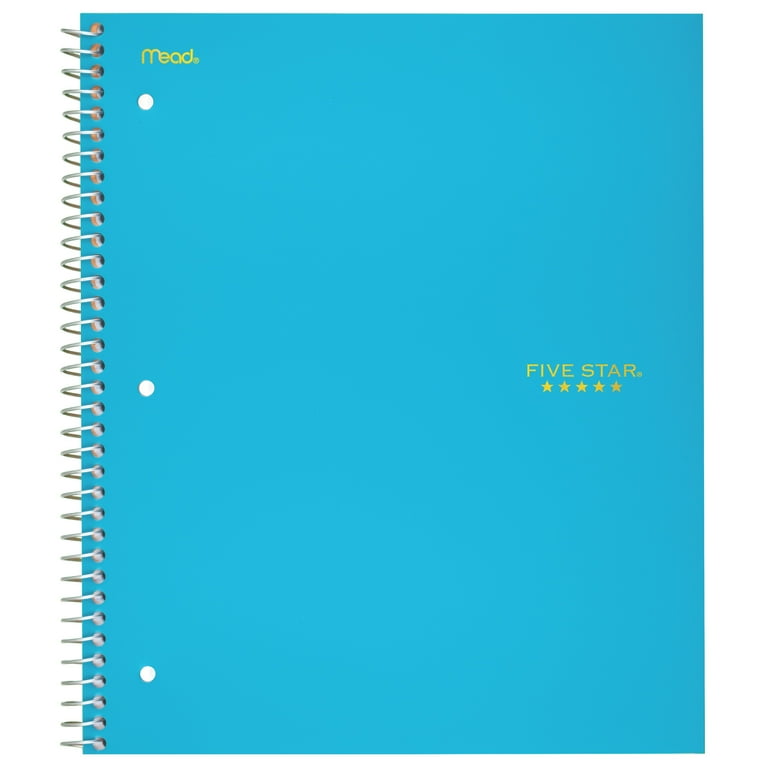 Five Star Trend Notebook, 1 Subject, Wide Ruled, 10 1/2