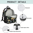 thumbnail image 4 of Bright Vintage Floral Backpack - Ergonomic & Breathable for School, 4 of 6