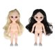 thumbnail image 1 of 2x Adorable movible 13 articulaciones Doll Nude Dolls Regalo de Zulema BJD Doll Body Girl, 1 of 8