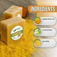 thumbnail image 5 of AMVital Turmeric Soap Bar, Organic Handmade Soap for Face & Body, Made with Natural and Organic Ingredients, Gentle Soap, For All Skin Types (Pack of 1), 5 of 8