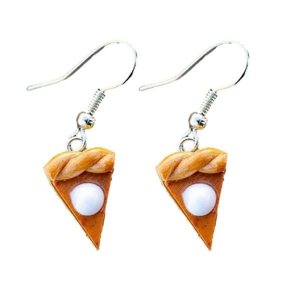 Pumpkin Pie Earrings Women Dangle Earrings for Birthday Graduation Halloween