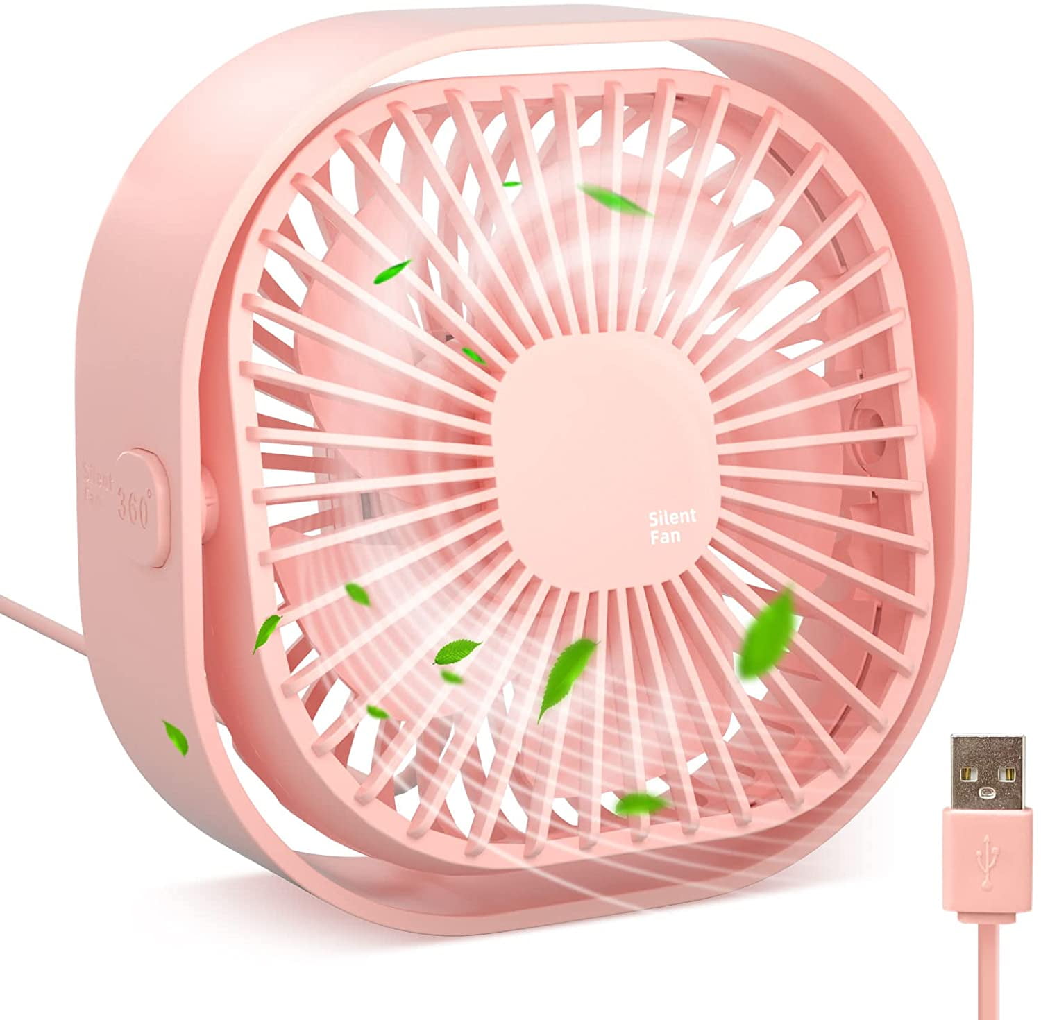 MOMAX iFan 2 Portable Mirror Handheld Rechargeable 180 Degree Rotary Fan