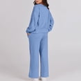 thumbnail image 5 of Turilly Clothes Sets for Women 2 Piece Women's Solid Color Sports Suit Casual Sports Hoodie Pant Two-piece Set, 5 of 8