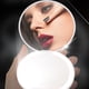 thumbnail image 5 of Xihbxyly Espejo Compacto Led, Espejo de Bolsillo Iluminado y Recargable Por Usb, Mini Espejo de Maquillaje Portátil, Esencial de Belleza para Viajes, Regalo para Ella, Espejo de Plástico Blanco., 5 of 7