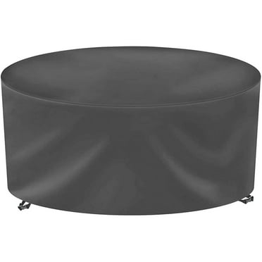 Patio Table Covers for Outdoor Round Table & Chairs Set - 60"Dia x 28"H