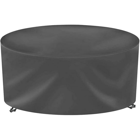 Patio Table Covers for Outdoor Round Table & Chairs Set - 60"Dia x 28"H