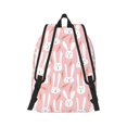 thumbnail image 6 of Rocae Cute Rabbit Carrot for Durable Canvas Backpack Leisure Large Bag Travel Rucksack Multi-function Backpack, 6 of 8