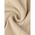 thumbnail image 5 of INSPIRE CHIC Women's Pleated Skirts High Waist Stretchy A Line Ribbed Knit Sweater Midi Skirt Fall Winter Outfits L Beige, 5 of 6