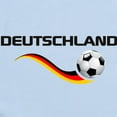 thumbnail image 2 of CafePress - Soccer Deutschland 1 Body Suit - Baby Light Bodysuit, Size Newborn - 24 Months, 2 of 4