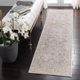 thumbnail image 2 of SAFAVIEH Moondust Portmont Distressed Polyester Runner Rug, Beige/Ivory, 2' x 8', 2 of 8