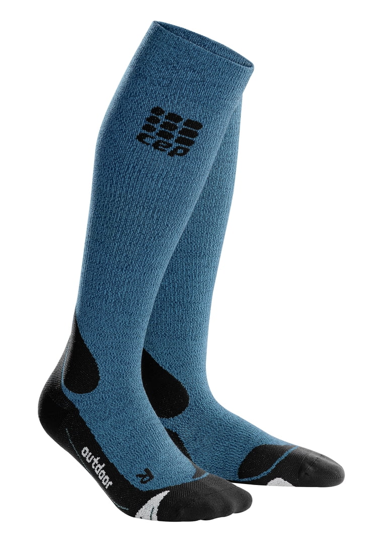 Athletic Long Socks CEP Women’s Long Compression Wool Socks Trail Merino 