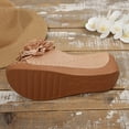 thumbnail image 6 of Mostsola Wedge Sandals for Women Platform Slide Sandals Bohemia Flower Slippers Slip on Beach Shoes, 6 of 9