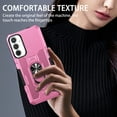 thumbnail image 3 of Decase for Samsung Galaxy A10s,Galaxy A10s Rugged Case Support Magnetic Car Mount Military Grade Drop Protection Heavy Duty Armor Phone Cover with 360° Ring Kickstand - Pink, 3 of 7