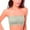 Green, variant on FYEGRE Women's Strapless Bralette Top with Removable Padding Soft Stretchy Double Bandeau Support for Plus Size Comfort Dark Gray XL