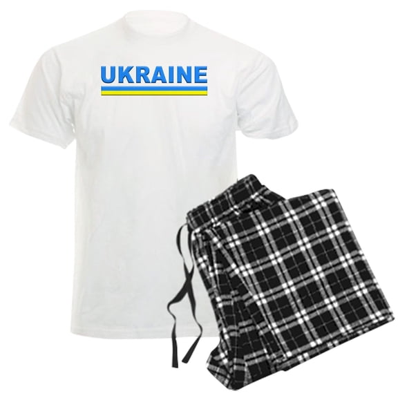 CafePress - Pro Ukraine Pride Ukrainian Flag ??????? Pajamas - Men's Light Loose Fit Cotton Pajama Set