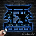 thumbnail image 4 of Handmadetneonsign Torii Gate Medal Hanger Metal Wall Art Light, Martial Arts Metal Sign Wall Decor, Martial Arts Metal Decor, 4 of 5