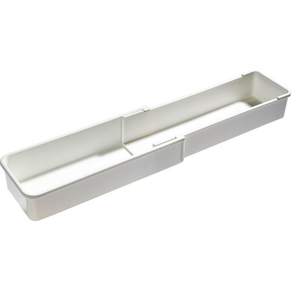 Adjustable Drawer Storage Box for Organizing Messy Clothes, Cosmetics, Tableware, Sundries, for Kitchen, Living Room, Bathroom, Office (White)