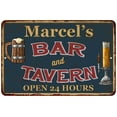 thumbnail image 1 of Marcel's Green Bar & Tavern Gift Rustic Sign Decor 8x12 108120047633, 1 of 1