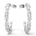 thumbnail image 2 of Pendientes de aro Swarovski Mesmera con piedras transparentes de talla mixta, 2 of 7
