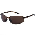 thumbnail image 2 of "The Influencer" Sport Wrap Polarized Sunglasses for Men and Women - Lightweight Frames - Tortoise, 2 of 5