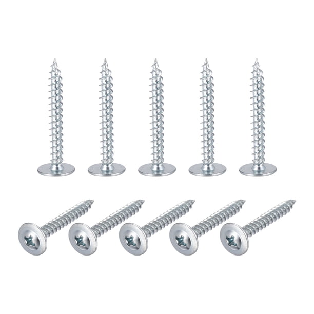 Tornillos Autoperforantes Phillips Uxcell Acero al Carbono Tornillo para Madera y Metal #8 x 1-1/4"