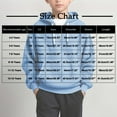 thumbnail image 2 of Cethrio Hoodies for Boy Size 10-12, Pullover Casual Long Sleeve Half-zip Boys Sweatshirts Beige, 2 of 4