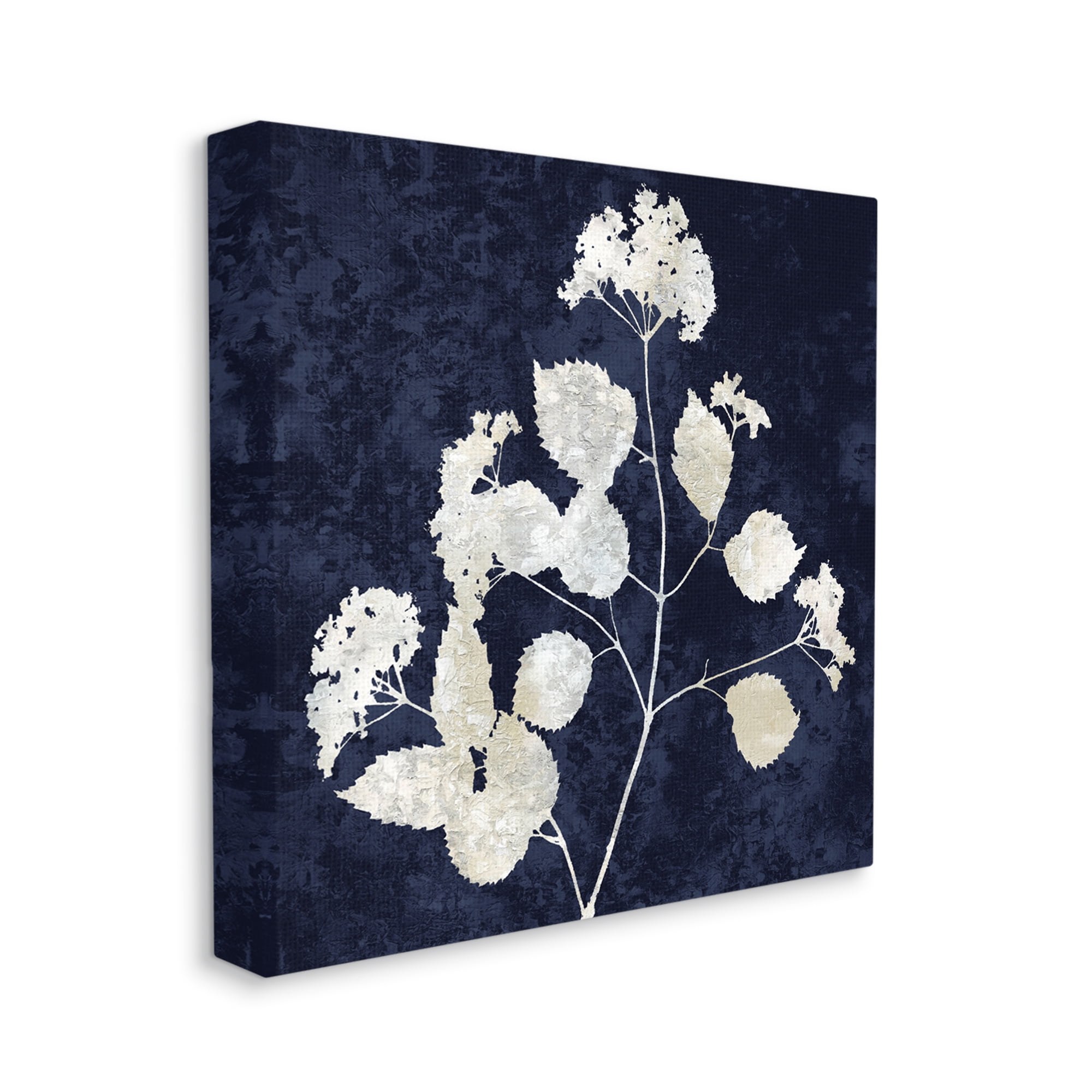 Stupell Industries Detailed Abstract Plant Leaves Shapes Modern Botanicals Graphic Art Gallery Wrapped Canvas Print Wall Art, Design by Danielle Carson
