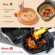 5-8 QT Air Fryer Paper Liners,6.3 Round Non-Stick Oil Resistant Disposable Air Fryer Parchment Paper Liners