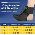 thumbnail image 5 of Haokaini 1 Pair Plantar Fasciitis Night Splint Sock, Soft Plantar Fascia Brace for Sleeping, Achilles Tendonitis, Foot Drop, Heel Pain, Plantar Fasciitis Relief Night Splint, Medium, 5 of 10