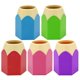 thumbnail image 1 of 5pcs Pencil Shaped Pen Holder Pencil Storage Organizer Cute Desktop Pen Cup Makeup Brush Container, 1 of 4