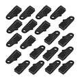 thumbnail image 1 of Clip para lona, ​​clip para tienda de campaña, clip de plástico, 20 abrazaderas Clips para lona para tienda de campaña de plástico Broches para tienda de campaña Abrazadera para dosel Clips para lona negros Toldos para actividades al aire libre JM, 1 of 5