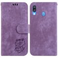 thumbnail image 2 of Compatible with Samsung Galaxy A40 Embossed Cute Tiger Flip Folio Wallet Case Card Pocket Holder Cover, 2 of 5