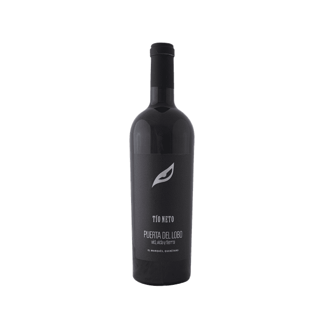 Vino Tinto Puerta del lobo Tío Neto Reserva de la familia 750 ml Vid Mexicana Vino Tinto