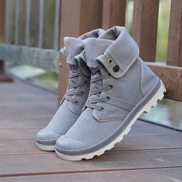 Zapatos casuales transpirables para hombre, zapatos de caña alta populares para hombre, zapatos Martin