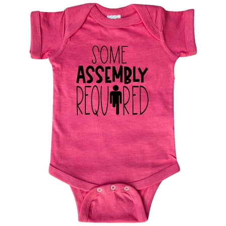

Inktastic Some Assembly Required Right Leg Amputee Gift Baby Boy or Baby Girl Bodysuit