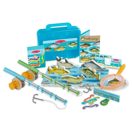 UPC: 0000772308069 | Melissa & Doug Let’s Explore Fishing Play Set – 21 Pieces – FSC-Certified Materials