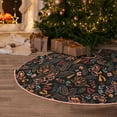 thumbnail image 6 of KLL Floral Christmas Tree Skirt 48" ,Party Decorations Farmhouse for Christmas Decorations Holiday Party, 6 of 6