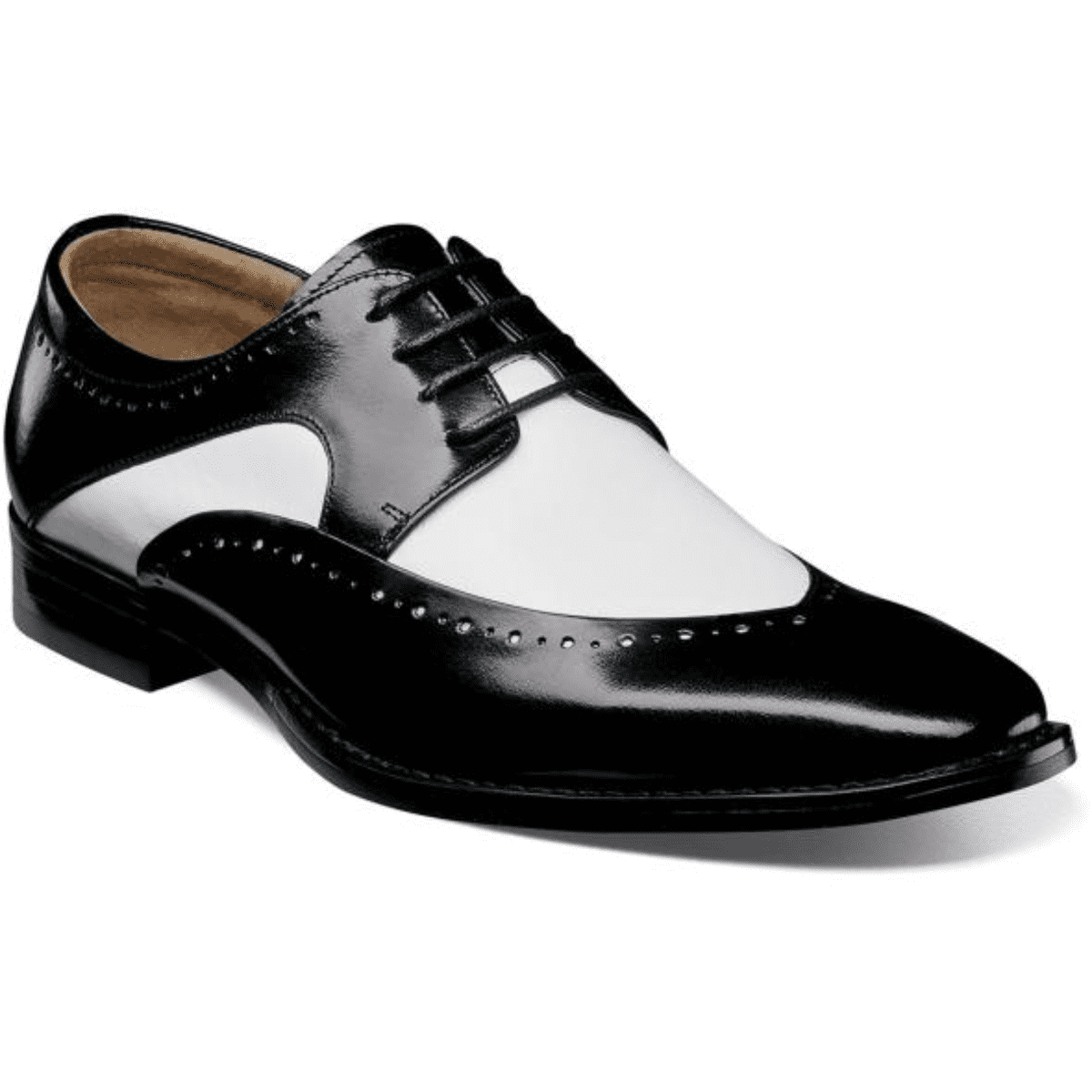 Stacy Adams - Stacy Adams Tammany Folded Moc Toe Oxford Shoes Black ...