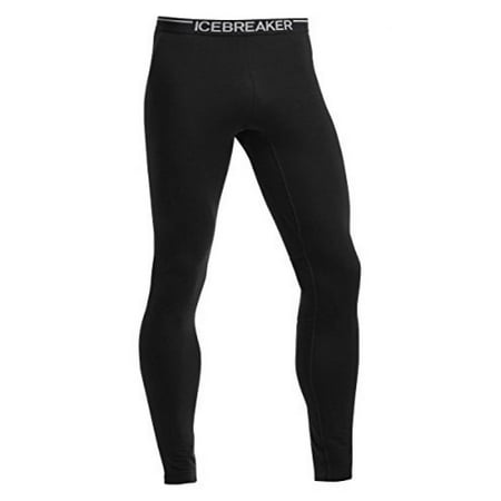 Mens Icebreaker - Icebreaker Merino Men's Zone Leggings, Black/Monsoon/Black, XX-Large
