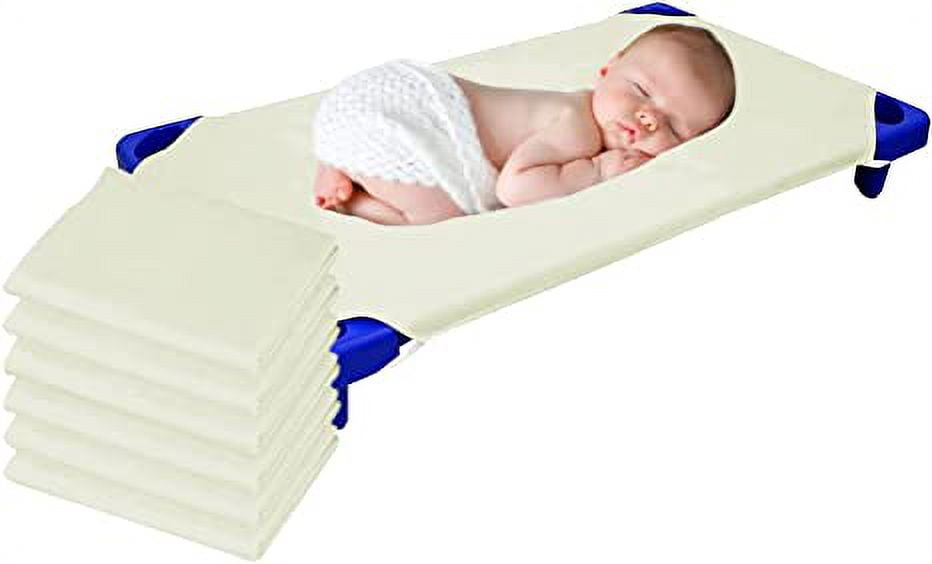 Lukeville Luxury Linen Cot Sheets for Toddler and Preschool Daycare