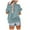 Blue, variant on Summer Fashion Oversized Shirt for Womens 2025 Solid Color Button Shirts V Neck Loose Blouse Short Sleeve Casual Work Tunic With Pocket