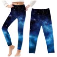 thumbnail image 1 of Odeerbi 3-8 Años Leggings Niñas Estampado Cielo Estrellado Mallas Elásticas Pantalones Verano Starlit Cintura Alta Suave Pantys, 1 of 5