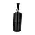 thumbnail image 3 of Medallón colgante de collar de ceniza vacío para llavero unisex Cremación de botella de perfume Negro jinwen Collar porta urnas para cenizas, 3 of 8