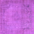 thumbnail image 1 of Ahgly Company Indoor Square Persian Purple Traditional Area Rugs, 8' Square, 1 of 4