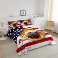 thumbnail image 2 of Erosebridal Football Comforter Set American Flag Comforter Rugby Sports Bedding Set Queen Size Bedroom Decor Soccer Ball Game Duvet Set3Pcs, 2 of 5