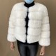 thumbnail image 1 of Abrigo de piel sintética para mujer, mullida Chaqueta corta de alta calidad, Tops peludos a la moda, otoño e invierno, 2024, 1 of 5