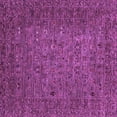 thumbnail image 1 of Ahgly Company Indoor Square Abstract Purple Modern Area Rugs, 7' Square, 1 of 4