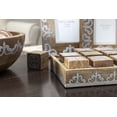 thumbnail image 4 of Gerson The Lamp Stand Heritage Mango Wood and Metal Tic Tac Toe by GG Collection, 4 of 5
